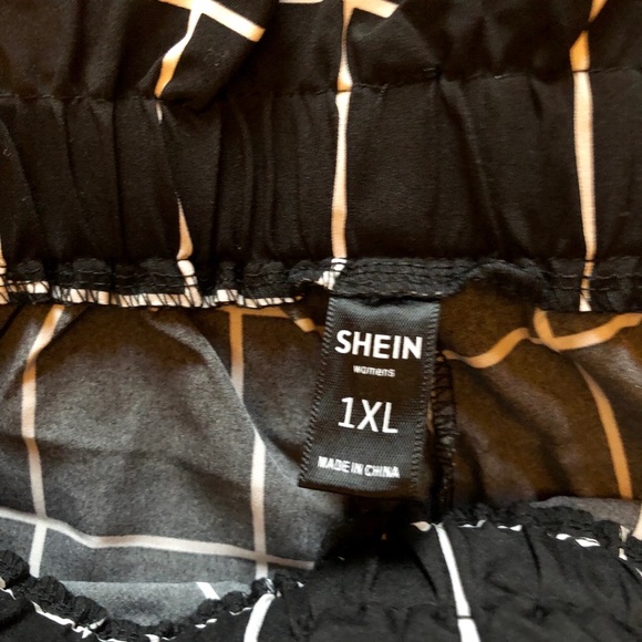 High Waisted Plaid Pants | SHEIN - Picture 6 of 6